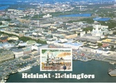 Finland - Marketplace, Helsinki Aerial view (0,80mk) Maxi card