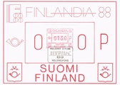 Suomi 1988 - ATM 130 p NYFILA Finlandia 88 maksimikortti Suomi 1988 - ATM 130 p NYFILA Finlandia 88 maksimikortti