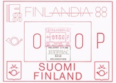 Finland 1988 - ATM 130 p NYFILA Finlandia 88 maxicard