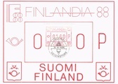 Suomi 1988 - ATM 160 p Finlandia 88 maksimikortti Suomi 1988 - ATM 160 p Finlandia 88 maksimikortti