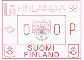 Finland 1988 - ATM 160 p Finlandia 88 maxicard