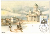 Finland - Christmas church Maxicard