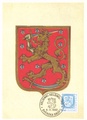 Finland - Coat of arms Finland (0,60mk) Maxi card