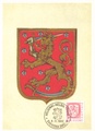Finland - Coat of arms Finland (0,30mk) Maxi card