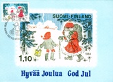Finland - Christmas postage stamp 1984 Maxicard