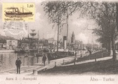 Finland 1986 - Ships Aura, Aura River Maxicard