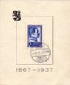 Suomi 1937 - Sotamarsalkka C G E Mannerheim 70v 1867-1937 Suomi 1937 - Sotamarsalkka C G E Mannerheim 70v 1867-1937