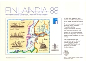 Suomi 1988 - Finlandia 88, Sovenir card N:o 2 laivat (21 x 15 cm) Suomi 1988 - Finlandia 88, Sovenir card N:o 2 laivat (21 x 15 cm)