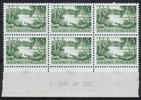 Finland 1961 - N:o block of six 1166-1-1961 Lake and Rowboat 5mk