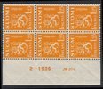 Suomi 1932 - Numerokuusilo 374-2-1939 Leijonamalli m30 1,25mk keltainen