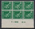 Suomi 1932 - Numerokuusilo 663-7-1945 Leijonamalli m30 50p tummanvihreä