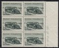 Finland 1946 - N:o block of six 705-6-1946 Post Bus 16 mk