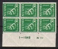 Suomi 1932 - Numerokuusilo 773-1-1948 Leijonamalli m30 50p tummanvihreä