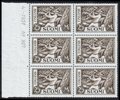 Finland 1930 - N:o block of six 907-4-1951 Woodchopper 25mk