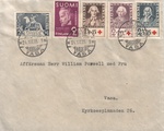Suomi 1935 - Punainen risti 1935, Kivi ja Kalevala kuorella - Vaasa 24.XII.35 Suomi 1935 - Punainen risti 1935, Kivi ja Kalevala kuorella - Vaasa 24.XII.35