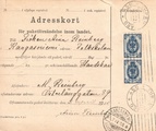 - Pakettikortti Turku - Kangasniemi 1910 - Pakettikortti Turku - Kangasniemi 1910