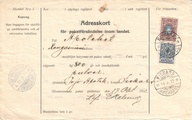 - Pakettikortti Fiskars - Kangasniemi 1912 - Pakettikortti Fiskars - Kangasniemi 1912