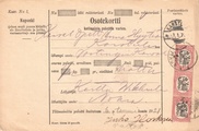 - Pakettikortti Nokia - Karstula 1921 - Pakettikortti Nokia - Karstula 1921