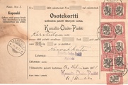 - Pakettikortti Helsinki - Karstula 1921 - Pakettikortti Helsinki - Karstula 1921