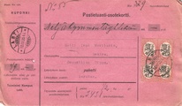 - Postietuanti kortti Lahti - Imatra 1920 - Postietuanti kortti Lahti - Imatra 1920