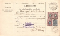 - Pakettikortti Helsinki - Kangasniemi 1917 - Pakettikortti Helsinki - Kangasniemi 1917