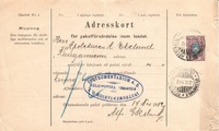 - Pakettikortti Helsinki - Kangasniemi 1912 - Pakettikortti Helsinki - Kangasniemi 1912