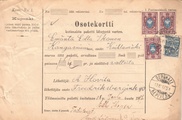- Pakettikortti Berghall - Kangasniemi 1917 - Pakettikortti Berghall - Kangasniemi 1917
