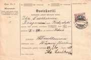 - Pakettikortti Wiipuri - Kangasniemi 1917 - Pakettikortti Wiipuri - Kangasniemi 1917