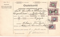 - Pakettikortti Helsinki - Kangasniemi 1918 - Pakettikortti Helsinki - Kangasniemi 1918