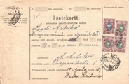 - Pakettikortti Viipuri - Kangasniemi 1917 - Pakettikortti Viipuri - Kangasniemi 1917