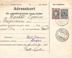 - Pakettikortti Äetsä - Kangasniemi 1911 - Pakettikortti Äetsä - Kangasniemi 1911