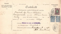 - Pakettikortti Mikkeli - Kangasniemi 1913 - Pakettikortti Mikkeli - Kangasniemi 1913
