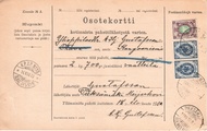 - Pakettikortti Pieksämäki - K.P.XP. No 10 - Kangasniemi 1910 - Pakettikortti Pieksämäki - K.P.XP. No 10 - Kangasniemi 1910