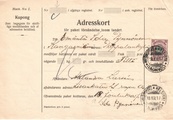 - Pakettikortti Helsinki - Kangasniemi 1917 - Pakettikortti Helsinki - Kangasniemi 1917