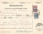 - Pakettikortti Suonenjoki - Kangasniemi 1915 - Pakettikortti Suonenjoki - Kangasniemi 1915