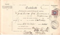 - Pakettikortti Mikkeli - Kangasniemi 1917 - Pakettikortti Mikkeli - Kangasniemi 1917