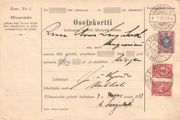 - Pakettikortti Mikkeli - Kangasniemi 1917 - Pakettikortti Mikkeli - Kangasniemi 1917