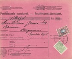 - Pakettikortti Juva - Kangasniemi 1914 - Pakettikortti Juva - Kangasniemi 1914