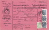 - Postiennakkokortti Nikolainkaupunki - Kangasniemi 1912 - Postiennakkokortti Nikolainkaupunki - Kangasniemi 1912