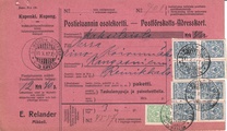 - Postiennakkokortti Mikkeli - Kangasniemi 1912 - Postiennakkokortti Mikkeli - Kangasniemi 1912