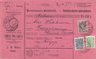 - Postiennakkokortti Nikolainkaupunki - Kangasniemi 1912 - Postiennakkokortti Nikolainkaupunki - Kangasniemi 1912