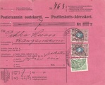 - Postiennakkokortti Nikolainkaupunki - Kangasniemi 1912 - Postiennakkokortti Nikolainkaupunki - Kangasniemi 1912