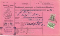 - Postiennakkokortti Mikkeli - Kangasniemi 1910 - Postiennakkokortti Mikkeli - Kangasniemi 1910