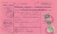 - Postiennakkokortti Kuopio - Kangasniemi 1912 - Postiennakkokortti Kuopio - Kangasniemi 1912