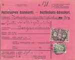 - Postiennakkokortti Nikolainkaupunki - Kangasniemi 1913 - Postiennakkokortti Nikolainkaupunki - Kangasniemi 1913