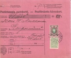 - Postiennakkokortti Turku - Kangasniemi 1912 - Postiennakkokortti Turku - Kangasniemi 1912