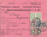 - Postiennakkokortti Helsinki - Kangasniemi 1913 - Postiennakkokortti Helsinki - Kangasniemi 1913