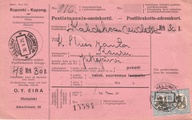- Postiennakkokortti Helsinki - Keuruu 1925 - Postiennakkokortti Helsinki - Keuruu 1925