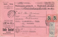 - Postiennakkokortti Helsinki - Keuruu 1925 - Postiennakkokortti Helsinki - Keuruu 1925