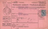 - Postiennakkokortti Helsinki - Keuruu 1925 - Postiennakkokortti Helsinki - Keuruu 1925